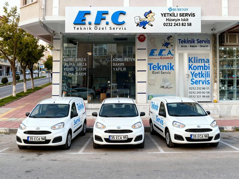 EFC Teknik Servis mağaza ve servis araçlarımız